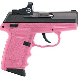 SCCY CPX-4 Pink / Black .380 ACP 3.1″ Barrel 10-Rounds CTS-1500 Red Dot Sight