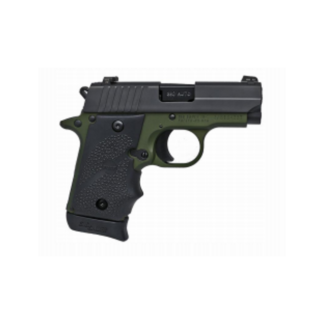 Sig Sauer P238 .380 ACP 2.7-inch 7rds Siglite Night Sights Green / Black