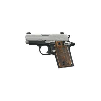 Sig Sauer P238 Stainless / Black .380 ACP 27-inch 6rd Night Sights
