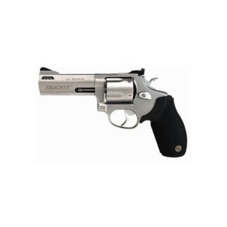 Taurus 44 Tracker Stainless .44 Mag 4-inch 5Rds Adjustable Sights Ribber Grips