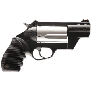 Taurus Judge Public Defender Black Polymer / Stainless .45 LC / . 410 GA 2.5-inch 5rd Fiber Front Sight