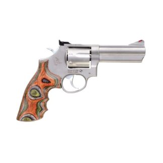 Taurus 66 Hogue Lamo Grips 357 Magnum 4″ Stainless
