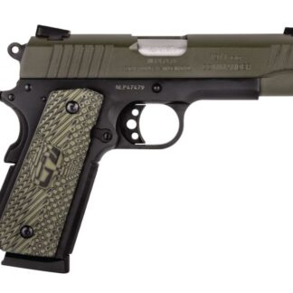 Taurus PT1911 Commander Green / Black .45 ACP 4.25-inch 8Rds VZ G10 Grips