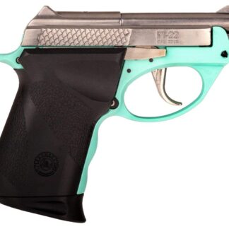 Taurus PT-22 22LR SS/CYAN 8Rds 2.8-inch