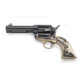 Taylors and Co 1873 Cattleman Single Action Case Hardened / Blued .45 Colt 4.75-inch 6Rds Imitation Stag Grips