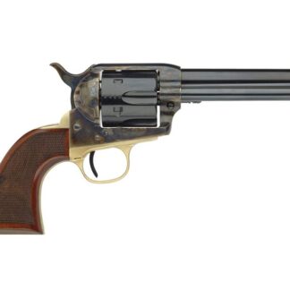 Taylor’s & Company Taylors 1873 Ranch Hand 357 Magnum 4.75″ 6 Rounds Checkered Walnut Blued