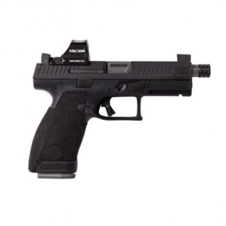The Gun Co Custom CZ P-10 Compact Type 1 Combat Duty Black 9mm 4.61″ 15 RD with Holosun Reflex Sight