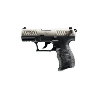 Walther P22QD Nickel .22LR 3.42 Inch 10 Rd
