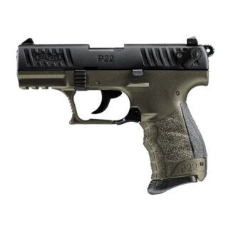 Walther P22QD Military Green .22 LR 3.42-inch 10Rds