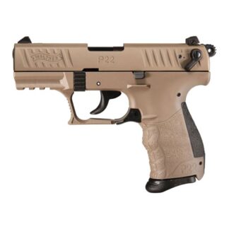 Walther P22QD Flat Dark Earth .22 LR 3.42-inch 10Rds