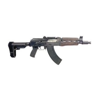 Zastava USA ZPAP92 AK Pistol Wood / Black 7.62 X 39 10″ Barrel 30-Rounds SB3 Brace