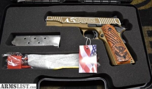 ARMSLIST - For Sale: Auto Ordnance 1911 Trump Gun 2 45 Acp 5" Barrel