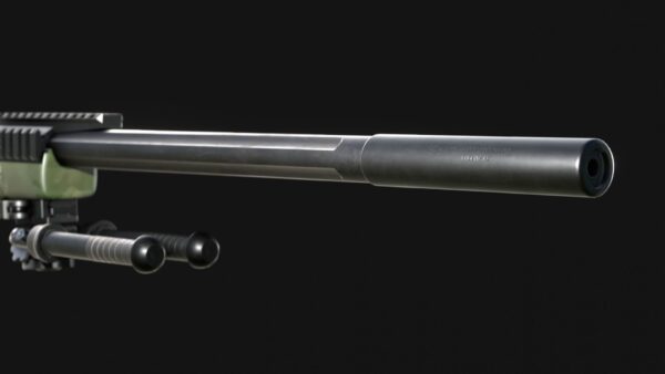 AWC Thundertrap 308 Suppressor Attachment - Game Asset free VR / AR