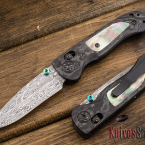 Benchmade Knives: 698-181 Foray - Gold Class - Damasteel - Marbled