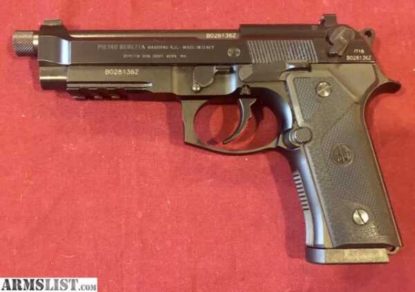 ARMSLIST - For Sale/Trade: Beretta M9a3 9mm BLACK 17RD ITALY TYPE F