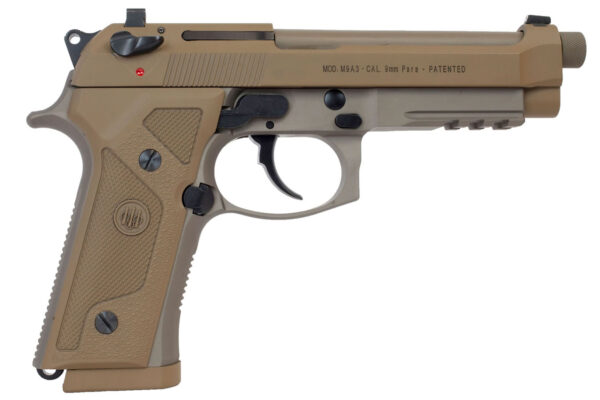 Beretta M9A3 9mm Full-Size Flat Dark Earth Pistol with Five Magazines