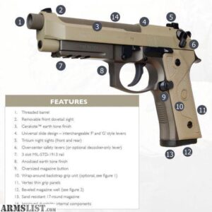 ARMSLIST - For Sale: Beretta M9A3 (FDE or Black) NIB - Made in Italy!