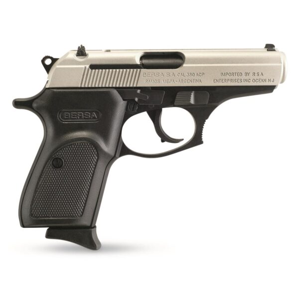 Bersa Thunder 380, Semi-Automatic, .380 ACP, 3.5" Barrel, Nickel, 8+1