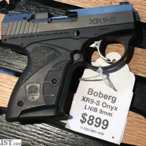 ARMSLIST - For Sale: Boberg XR9-S Onyx 9mm