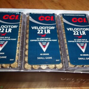 CCI Velocitor 22 LR 40gr Copper HP 50-Round Box