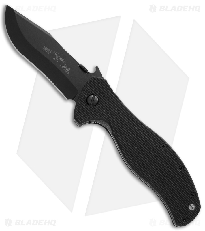 Emerson Vindicator BT Folding Knife (3.75" Black) - Blade HQ
