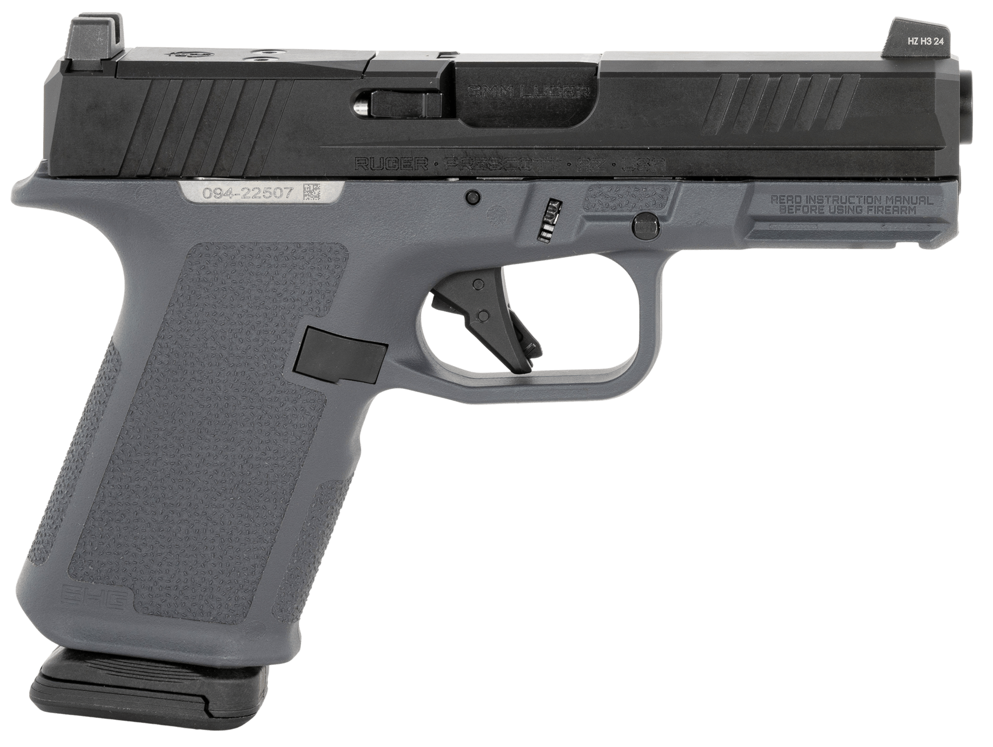 Ruger Rxm 9mm Luger 4in Fnc Nitride Gray Pistol 151 Rounds