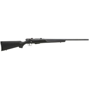 Savage 25 Walking Varminter 17 Hornet 22 Barrel Black Barrel And Action Black Polymer Stock 4rd