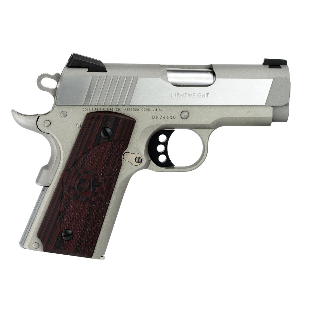 Colt Defender 45 ACP Brushed SS Pistol-07000XE
