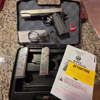 For Sale: Ruger SR1911 .45 acp stainless near Pompano, Broward, South